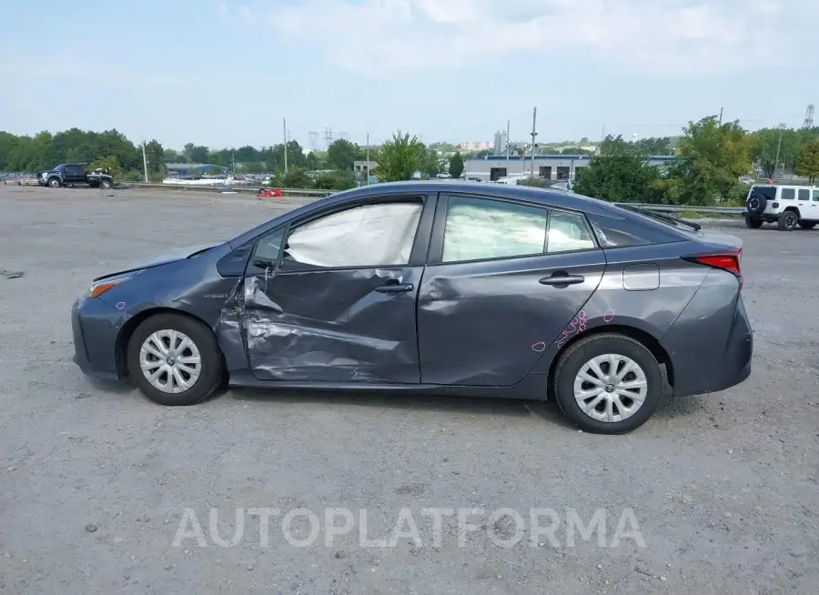 TOYOTA PRIUS 2019 vin JTDKARFU0K3100587 from auto auction Iaai