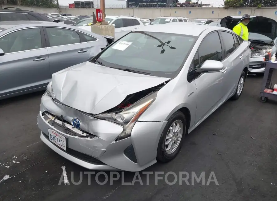 TOYOTA PRIUS 2016 vin JTDKARFU3G3004993 from auto auction Iaai