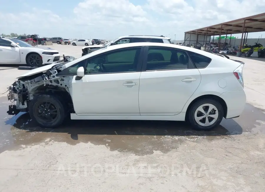 TOYOTA PRIUS 2015 vin JTDKN3DU0F0421590 from auto auction Iaai