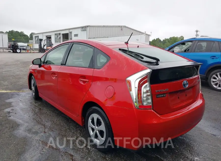 TOYOTA PRIUS 2015 vin JTDKN3DU4F1906244 from auto auction Iaai