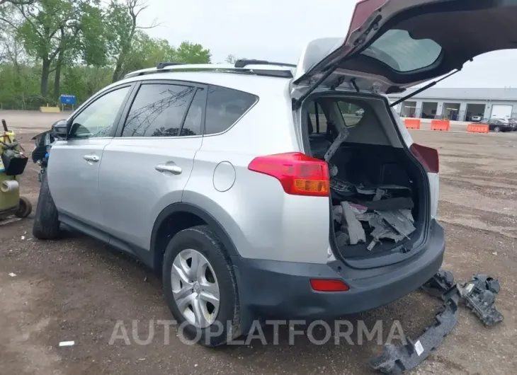 TOYOTA RAV4 2015 vin JTMBFREV6FJ037458 from auto auction Iaai