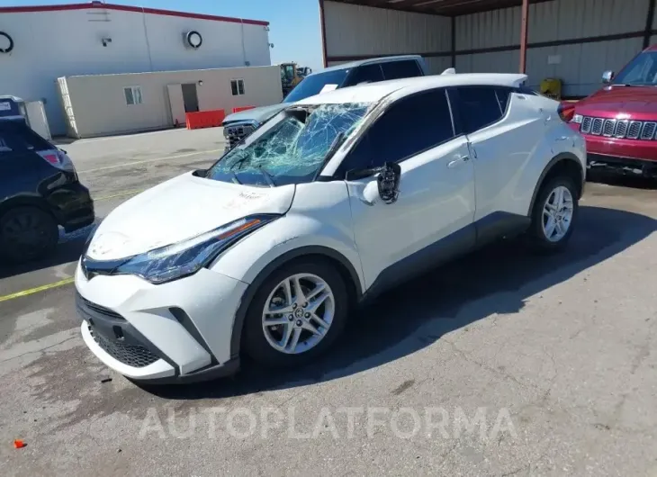 TOYOTA C-HR 2021 vin JTNKHMBX0M1095156 from auto auction Iaai