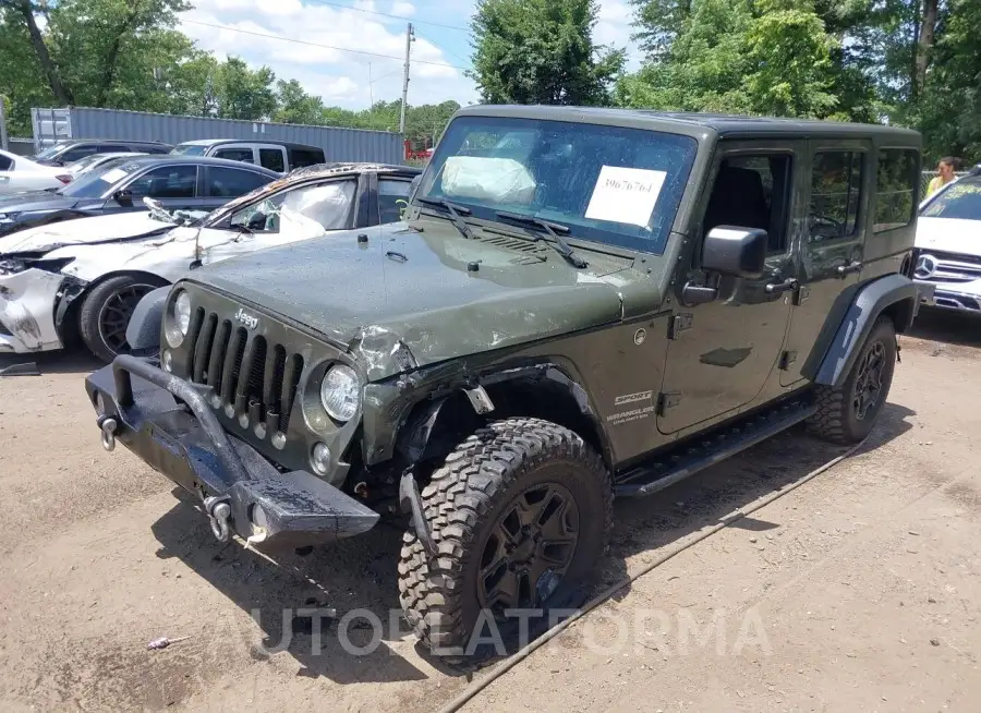 JEEP WRANGLER UNLIMITED 2016 vin 1C4BJWDG9GL145496 from auto auction Iaai