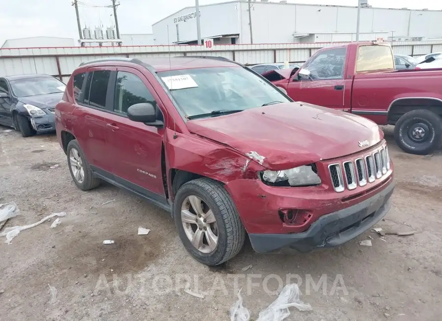 JEEP COMPASS 2016 vin 1C4NJCBA9GD666111 from auto auction Iaai