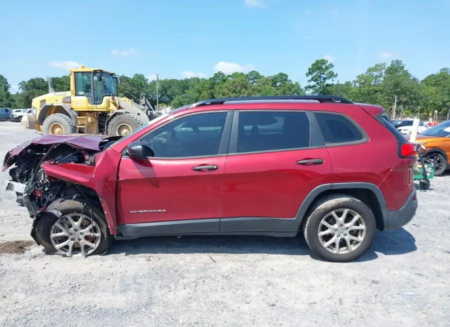 JEEP CHEROKEE 2016 vin 1C4PJLAB4GW159883 from auto auction Iaai