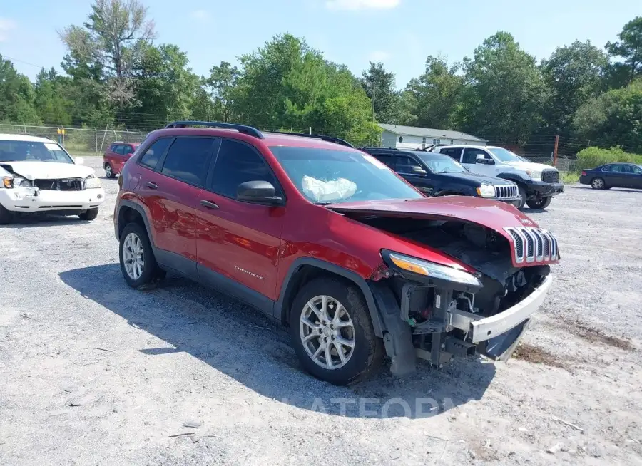 JEEP CHEROKEE 2016 vin 1C4PJLAB4GW159883 from auto auction Iaai