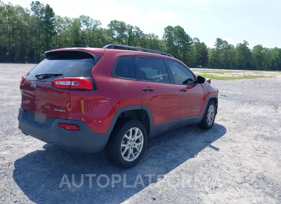 JEEP CHEROKEE 2016 vin 1C4PJLAB4GW159883 from auto auction Iaai