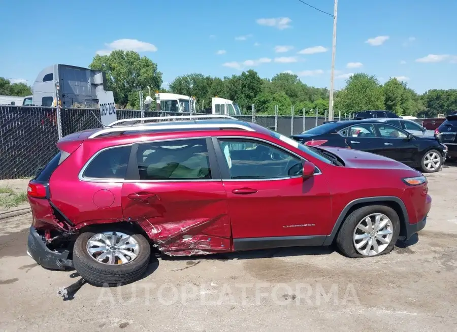 JEEP CHEROKEE 2015 vin 1C4PJMDS9FW716481 from auto auction Iaai