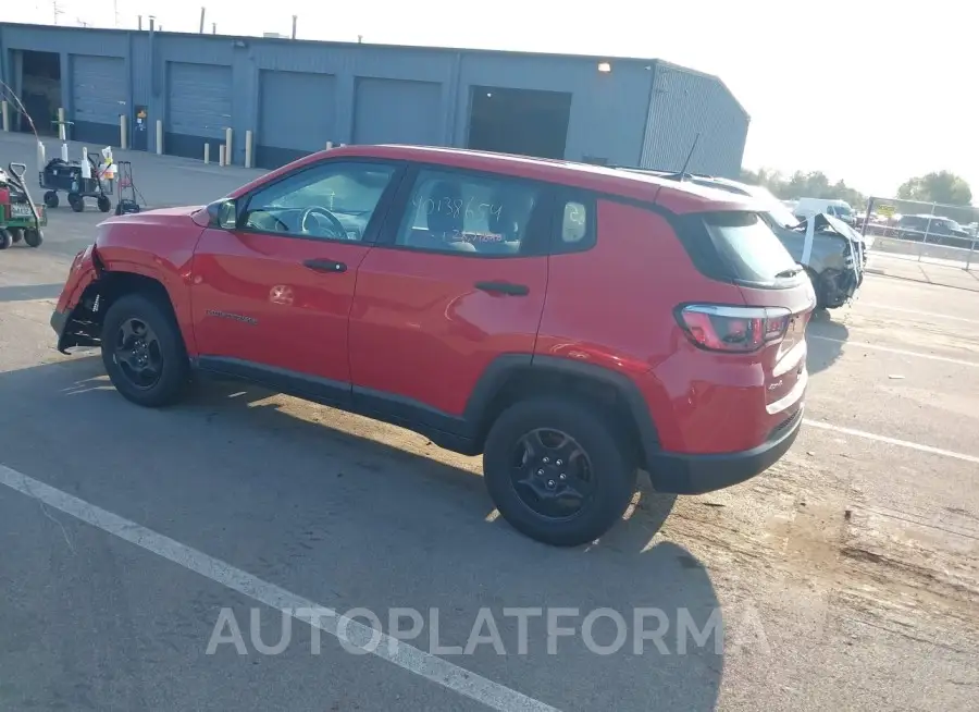 JEEP COMPASS 2019 vin 3C4NJDAB4KT664849 from auto auction Iaai