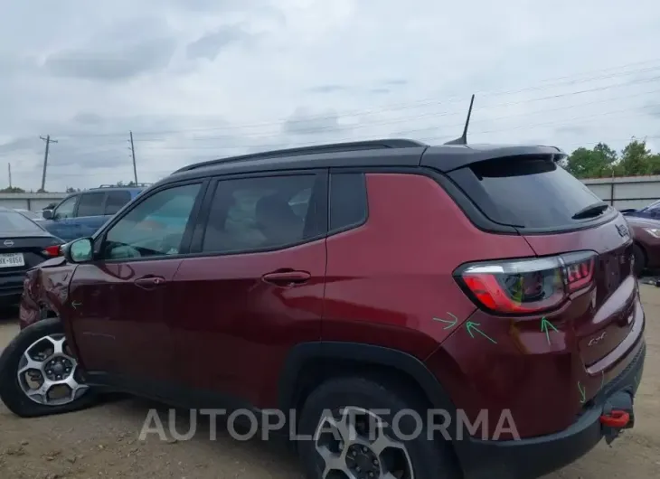 JEEP COMPASS 2022 vin 3C4NJDDB4NT207927 from auto auction Iaai