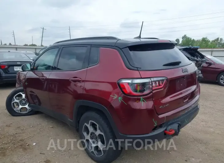 JEEP COMPASS 2022 vin 3C4NJDDB4NT207927 from auto auction Iaai