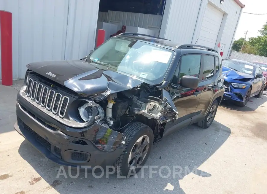 JEEP RENEGADE 2017 vin ZACCJAAH4HPF71436 from auto auction Iaai