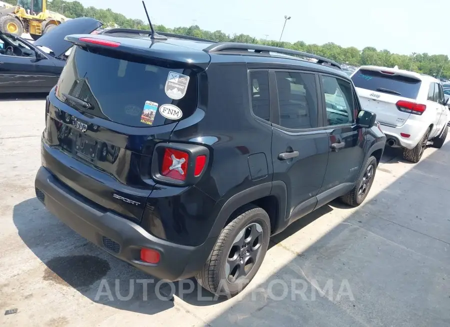 JEEP RENEGADE 2017 vin ZACCJAAH4HPF71436 from auto auction Iaai