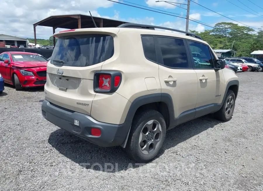 JEEP RENEGADE 2016 vin ZACCJBAT1GPD89508 from auto auction Iaai