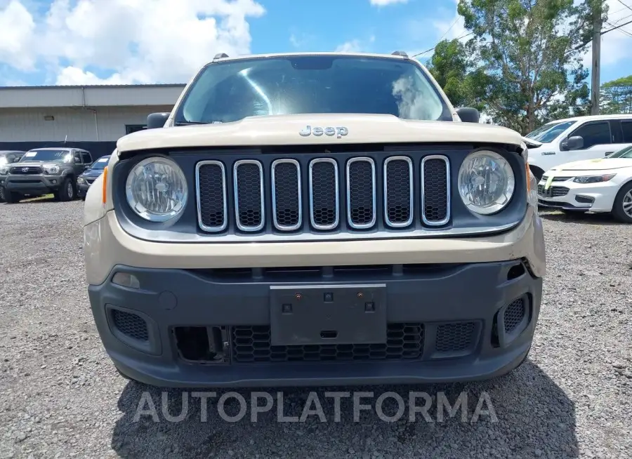 JEEP RENEGADE 2016 vin ZACCJBAT1GPD89508 from auto auction Iaai