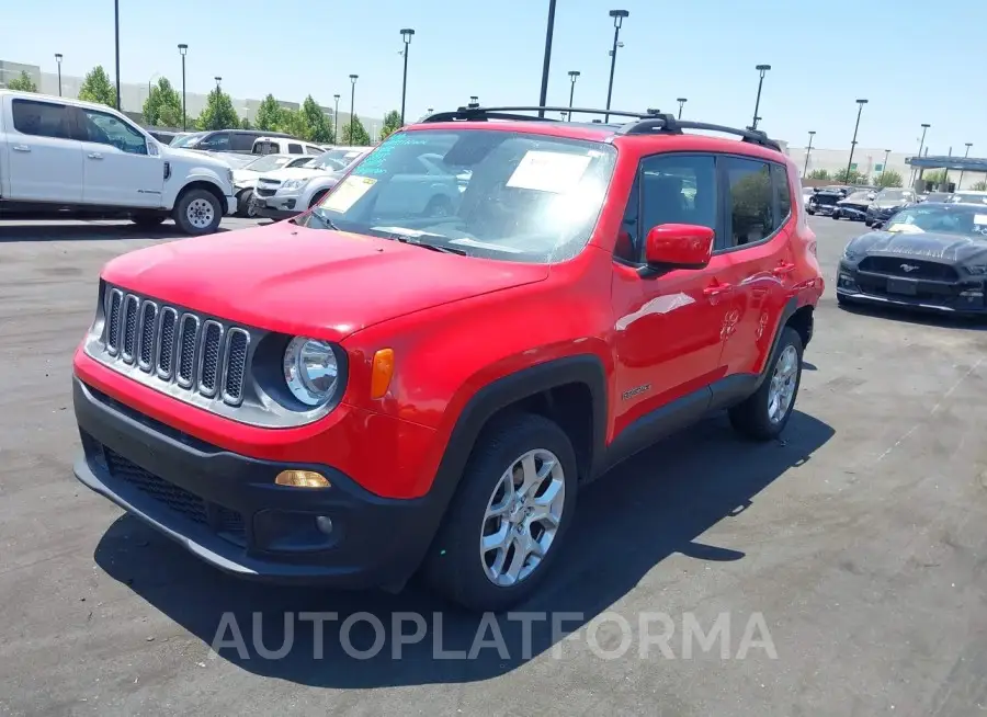 JEEP RENEGADE 2017 vin ZACCJBBB7HPE46365 from auto auction Iaai