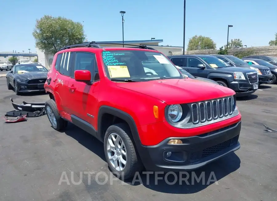 JEEP RENEGADE 2017 vin ZACCJBBB7HPE46365 from auto auction Iaai