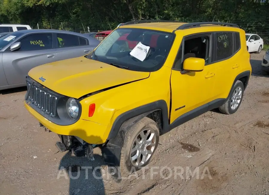 JEEP RENEGADE 2015 vin ZACCJBBT6FPB81315 from auto auction Iaai