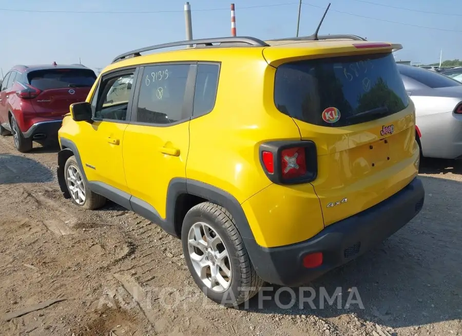 JEEP RENEGADE 2015 vin ZACCJBBT6FPB81315 from auto auction Iaai