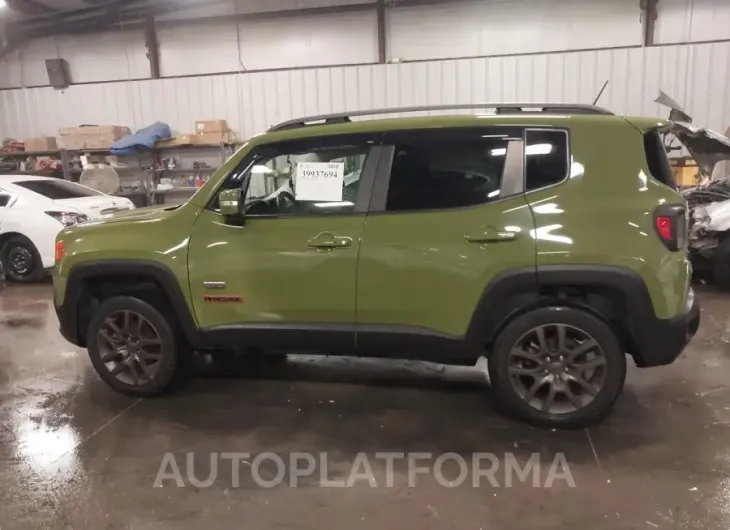 JEEP RENEGADE 2016 vin ZACCJBBT8GPD21897 from auto auction Iaai