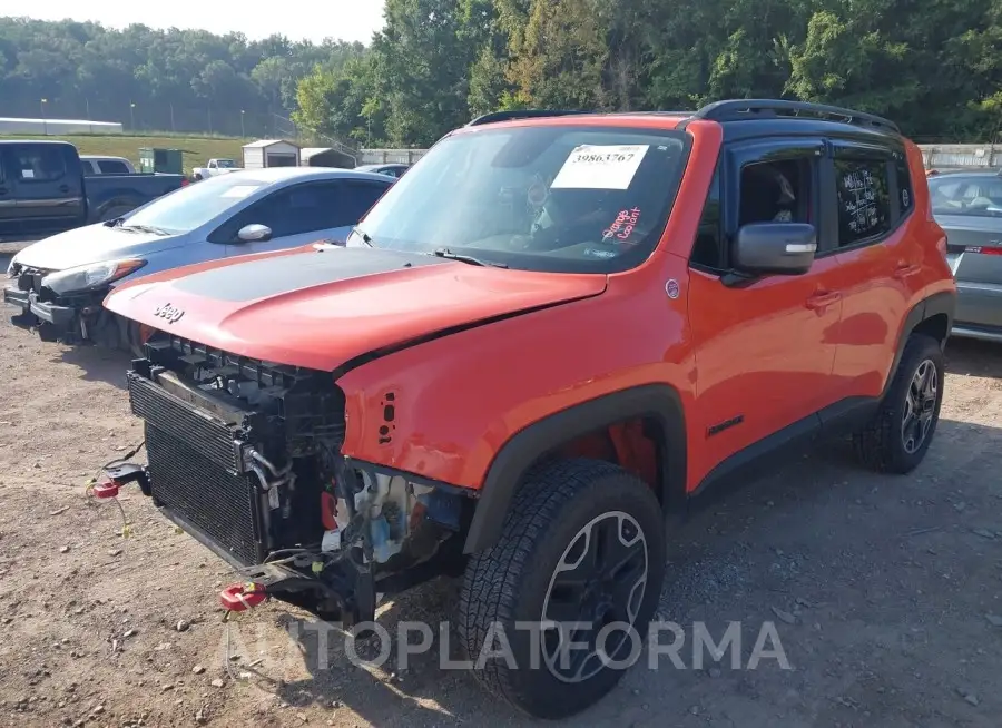 JEEP RENEGADE 2017 vin ZACCJBCB4HPF63674 from auto auction Iaai