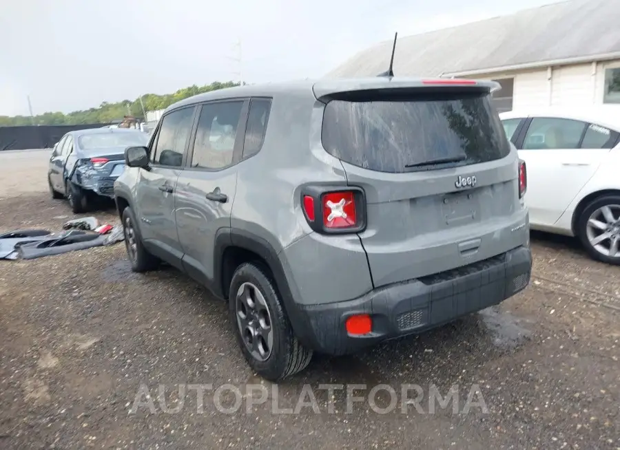 JEEP RENEGADE 2019 vin ZACNJAAB8KPK86585 from auto auction Iaai