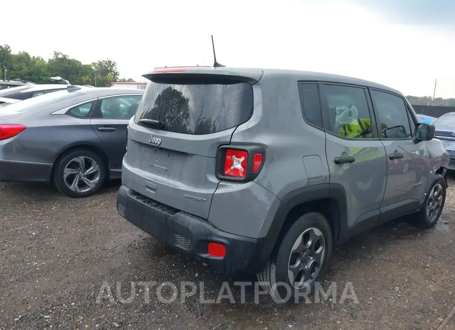 JEEP RENEGADE 2019 vin ZACNJAAB8KPK86585 from auto auction Iaai