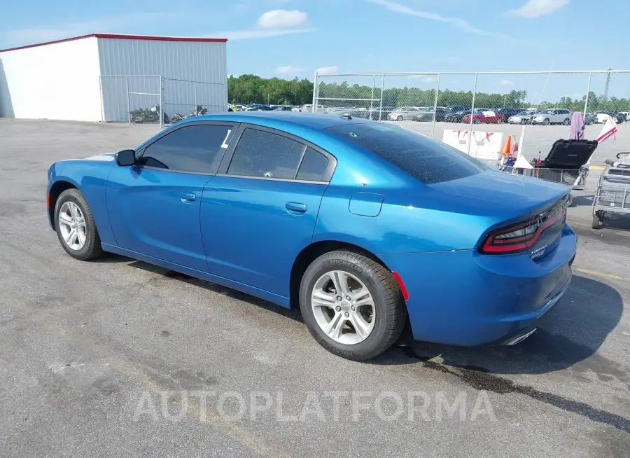 DODGE CHARGER 2022 vin 2C3CDXBGXNH225361 from auto auction Iaai