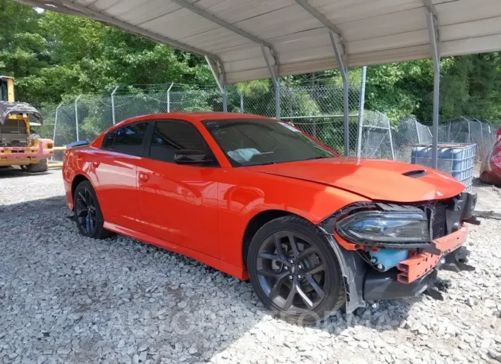 DODGE CHARGER 2023 vin 2C3CDXHGXPH543121 from auto auction Iaai