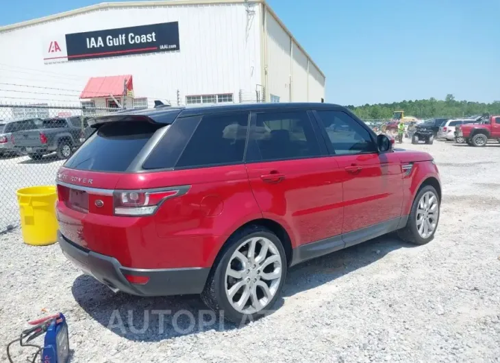 LAND ROVER RANGE ROVER SPORT 2016 vin SALWR2KF5GA648377 from auto auction Iaai