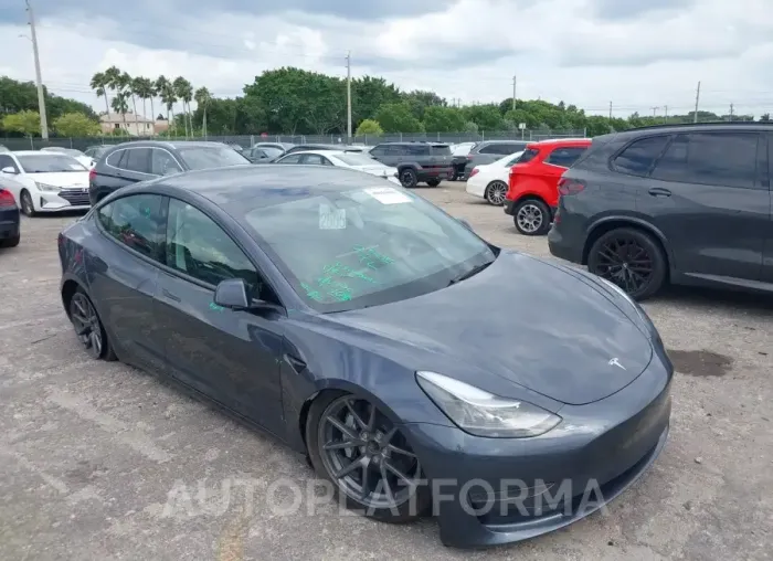 TESLA MODEL 3 2023 vin 5YJ3E1EA3PF674631 from auto auction Iaai