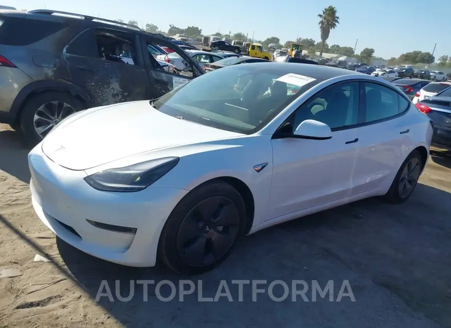 TESLA MODEL 3 2021 vin 5YJ3E1EA6MF076061 from auto auction Iaai