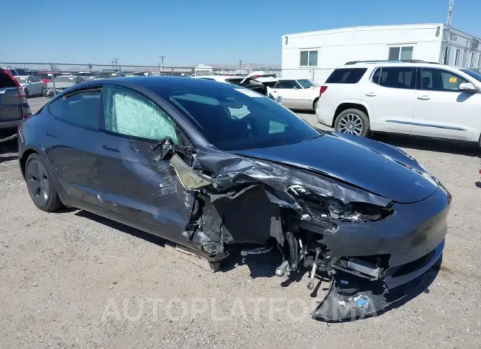 TESLA MODEL 3 2022 vin 5YJ3E1EB1NF249544 from auto auction Iaai