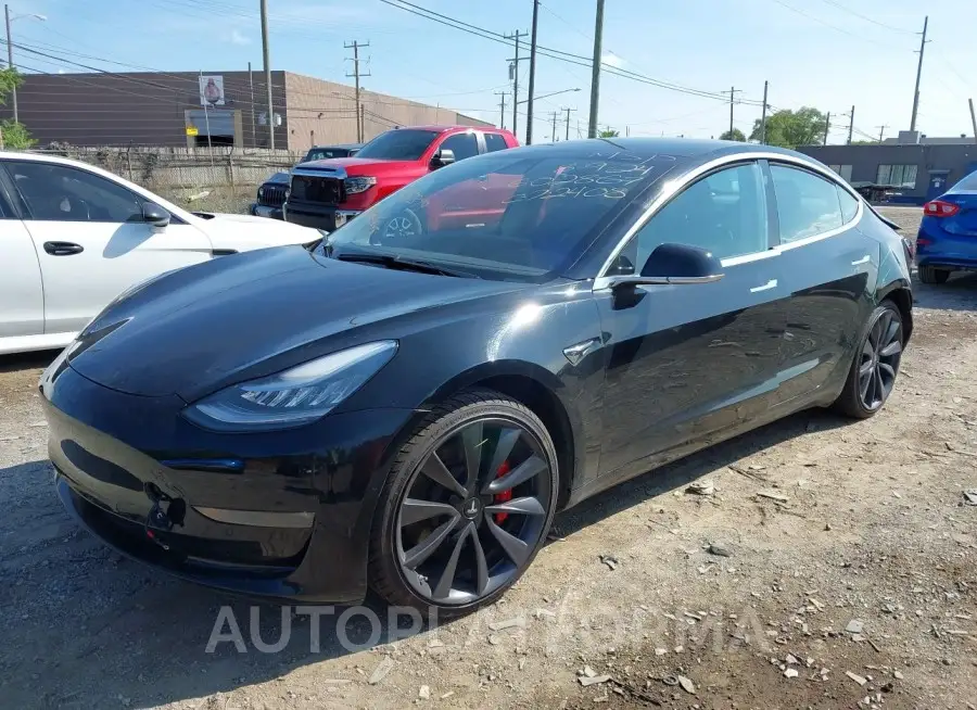 TESLA MODEL 3 2020 vin 5YJ3E1EC8LF602867 from auto auction Iaai