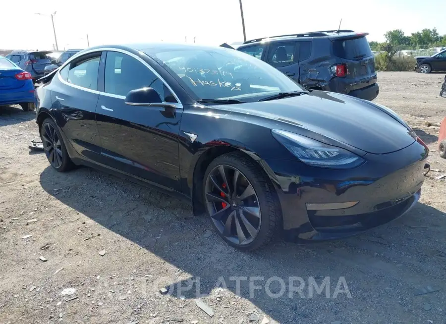 TESLA MODEL 3 2020 vin 5YJ3E1EC8LF602867 from auto auction Iaai