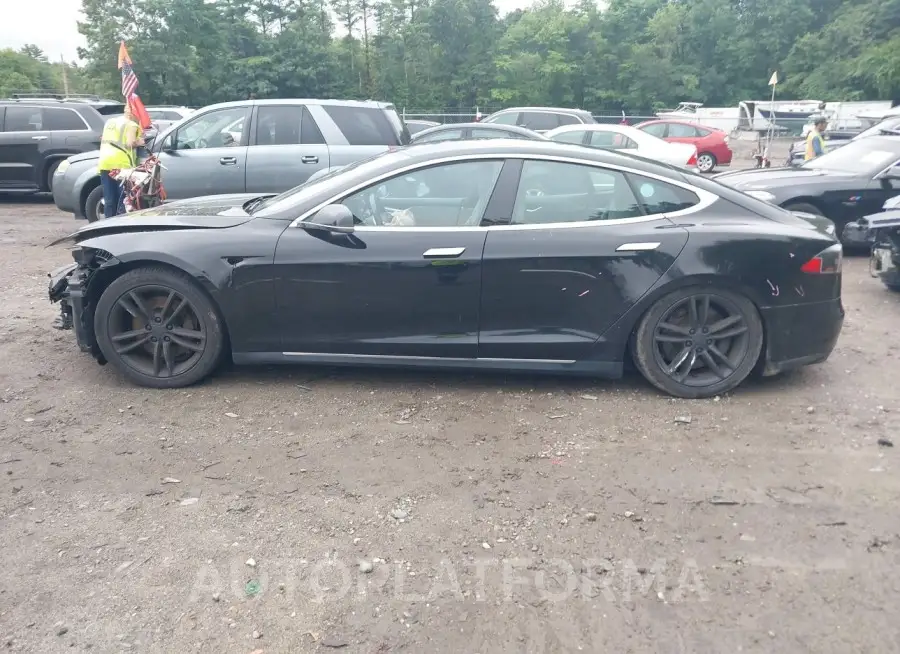 TESLA MODEL S 2015 vin 5YJSA1E23FF116258 from auto auction Iaai