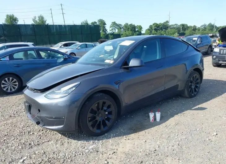 TESLA MODEL Y 2023 vin 7SAYGAEE1PF612912 from auto auction Iaai