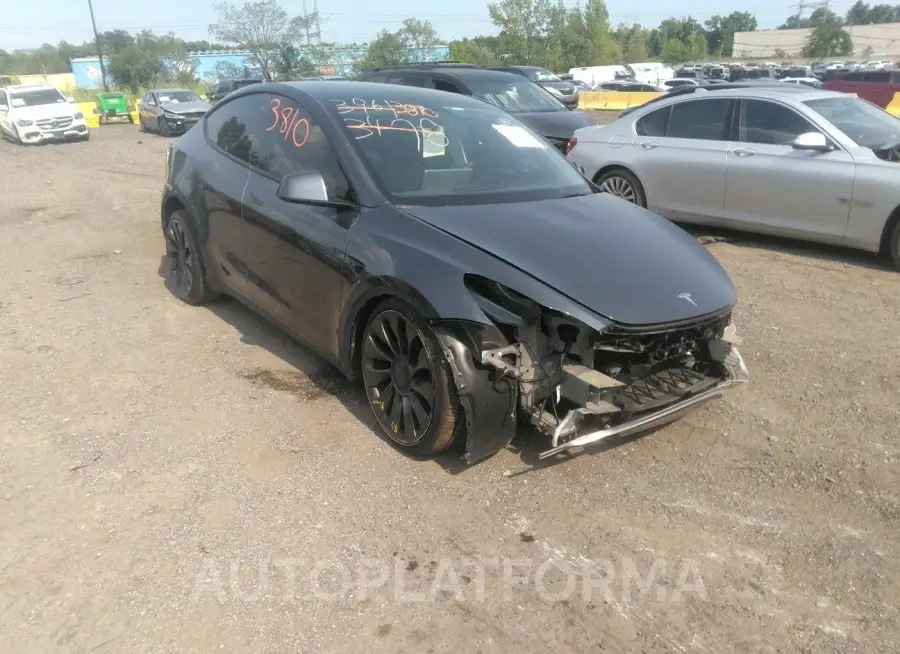 TESLA MODEL Y 2023 vin 7SAYGDEF1PF615142 from auto auction Iaai