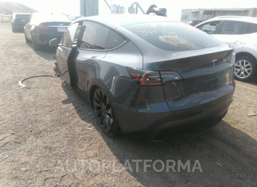 TESLA MODEL Y 2023 vin 7SAYGDEF1PF615142 from auto auction Iaai