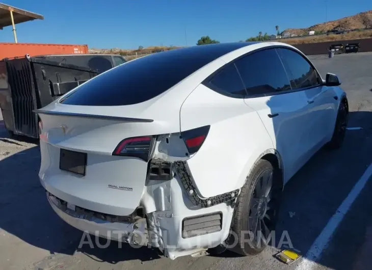 TESLA MODEL Y 2022 vin 7SAYGDEF5NF516921 from auto auction Iaai