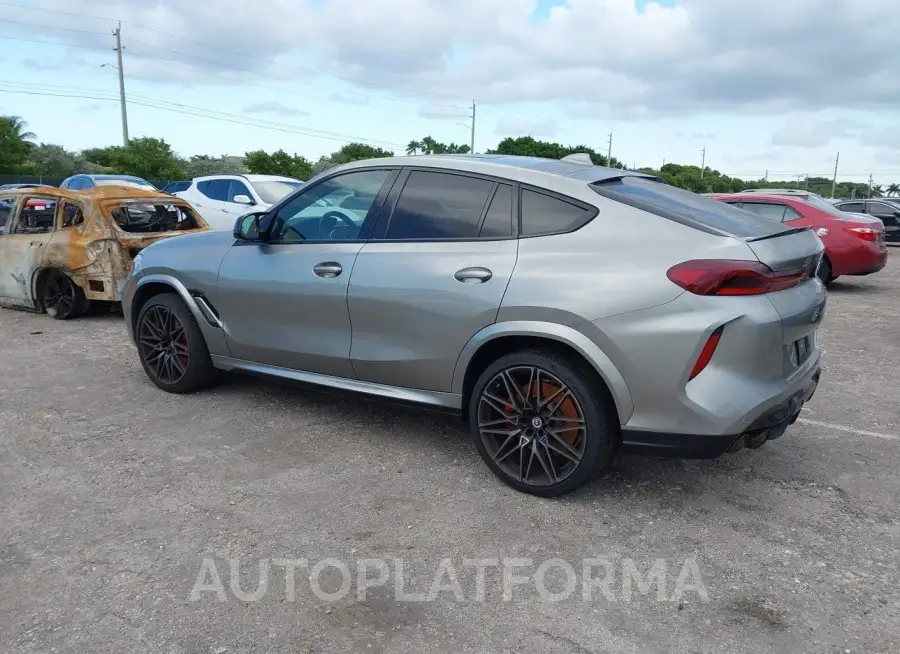 BMW X6 M 2022 vin 5YMCY0C01N9M99984 from auto auction Iaai