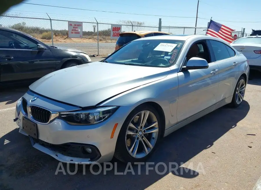 BMW 440I GRAN COUPE 2018 vin WBA4J5C59JBF07715 from auto auction Iaai