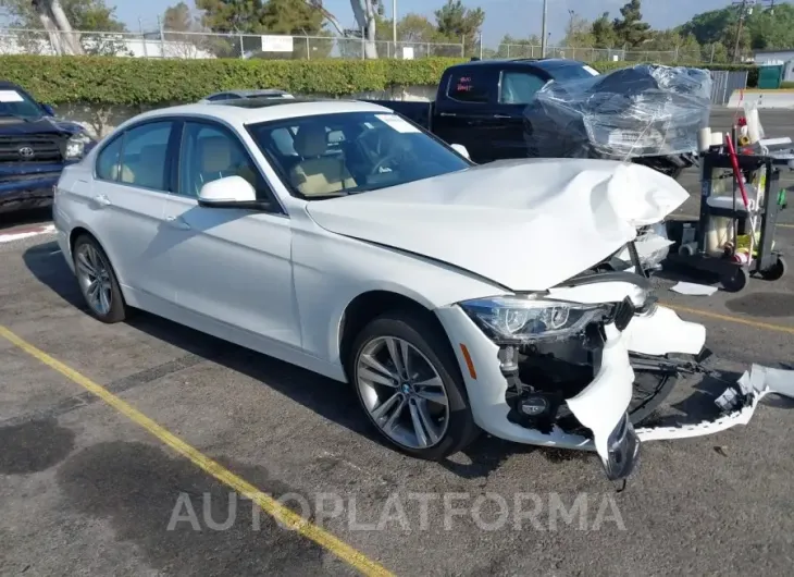 BMW 330I 2018 vin WBA8B9G50JNV00289 from auto auction Iaai