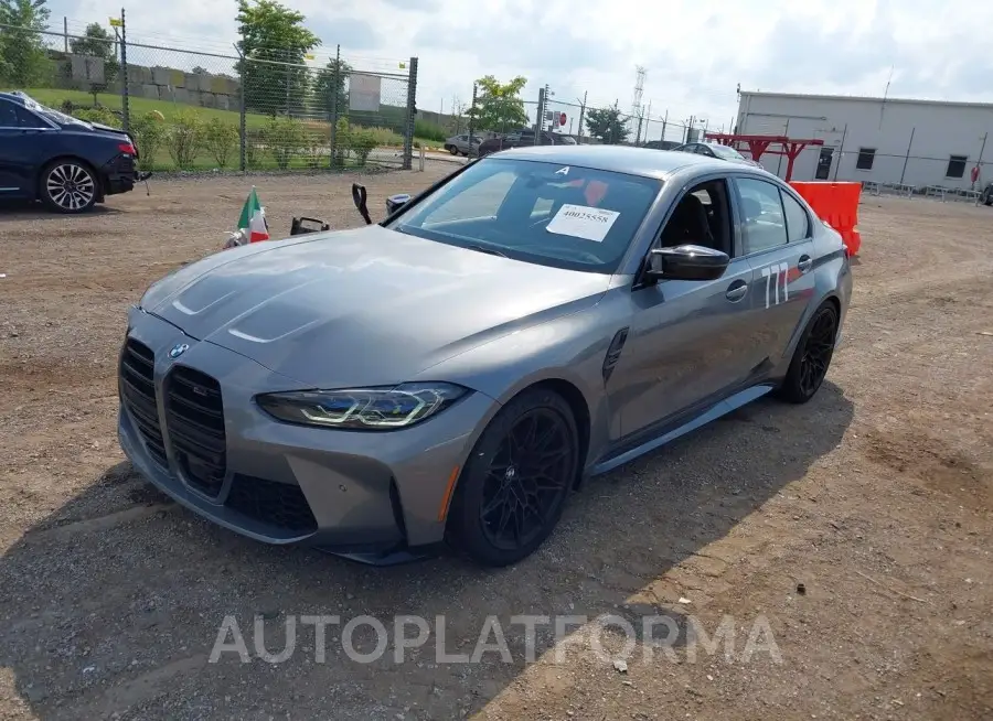 BMW M3 2023 vin WBS43AY06PFR18502 from auto auction Iaai