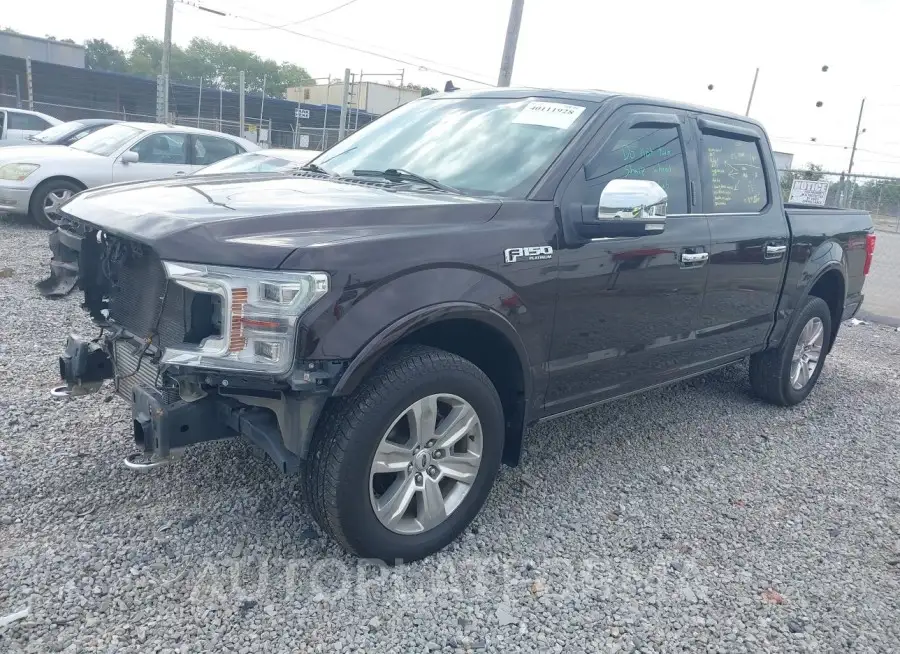 FORD F-150 2019 vin 1FTEW1E4XKFC47807 from auto auction Iaai