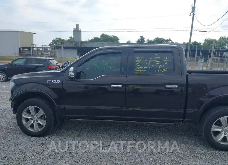 FORD F-150 2019 vin 1FTEW1E4XKFC47807 from auto auction Iaai