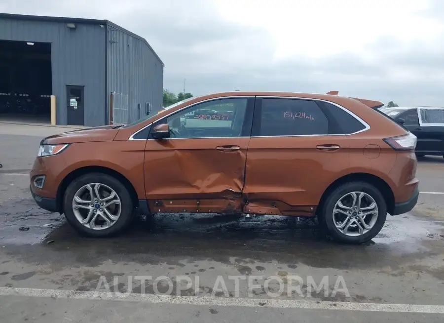 FORD EDGE 2017 vin 2FMPK4K83HBC53872 from auto auction Iaai