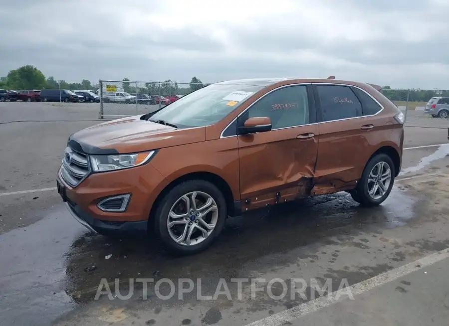 FORD EDGE 2017 vin 2FMPK4K83HBC53872 from auto auction Iaai