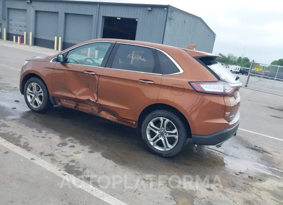 FORD EDGE 2017 vin 2FMPK4K83HBC53872 from auto auction Iaai