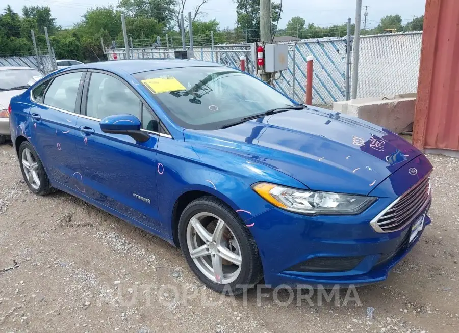 FORD FUSION HYBRID 2018 vin 3FA6P0LU9JR133982 from auto auction Iaai